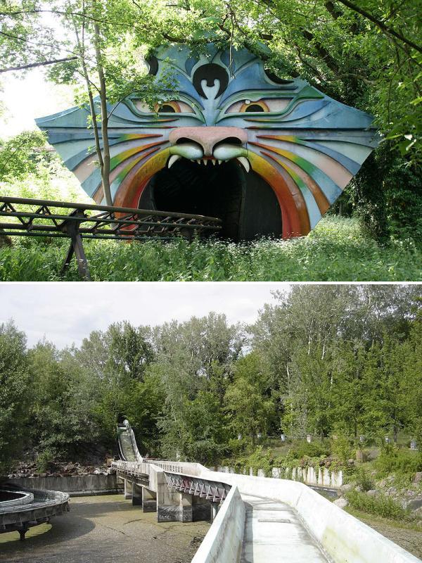abandoned water slide abandoned water slide Jurassic Abandonment: Berlin’s Spooky Spreepark