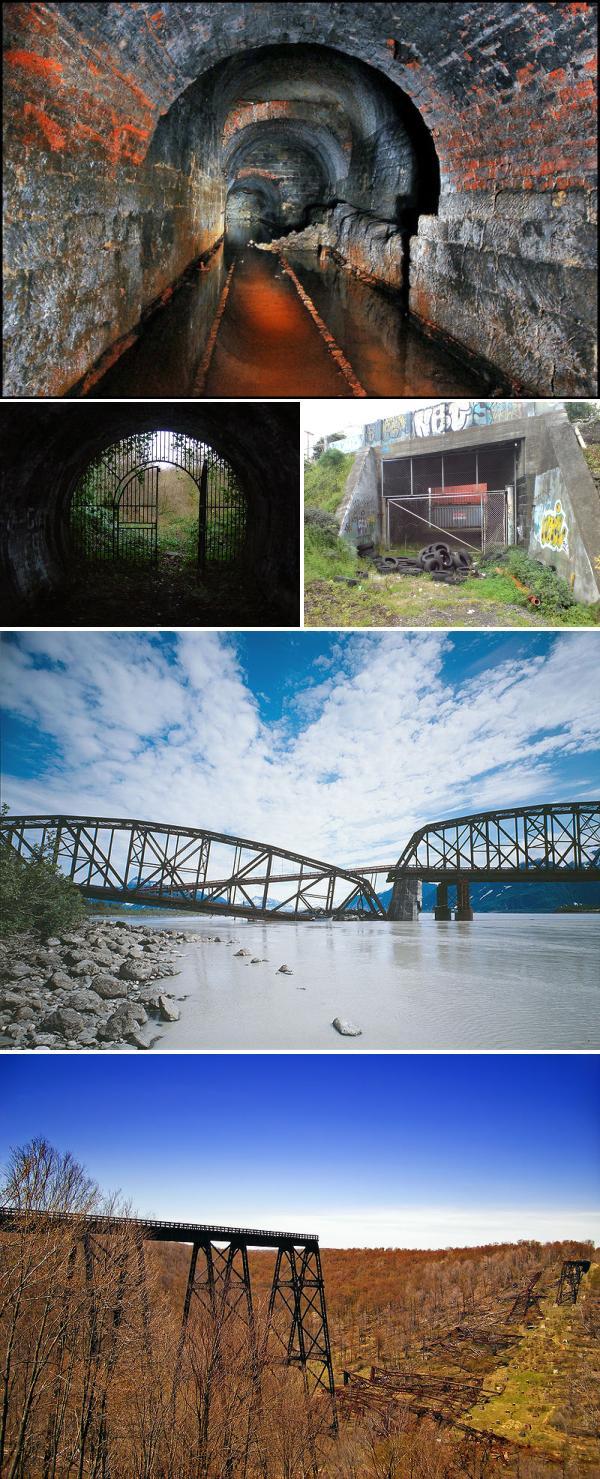 abandoned bridges and tunnels